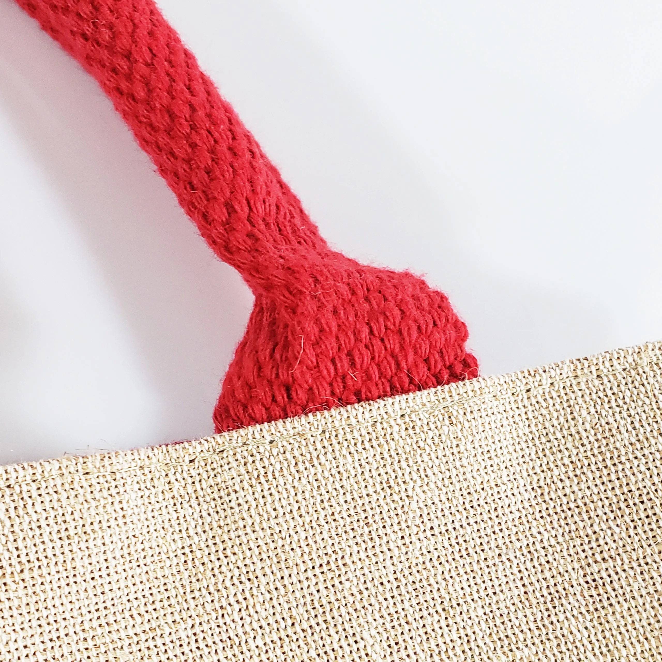 48 ct Fashion Jute Tote Bags / Heavy Duty Burlap Bags - By Case