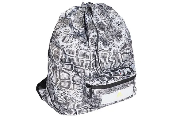 Adidas x Stella McCartney Gym Sack Backpack 'Black White', black
