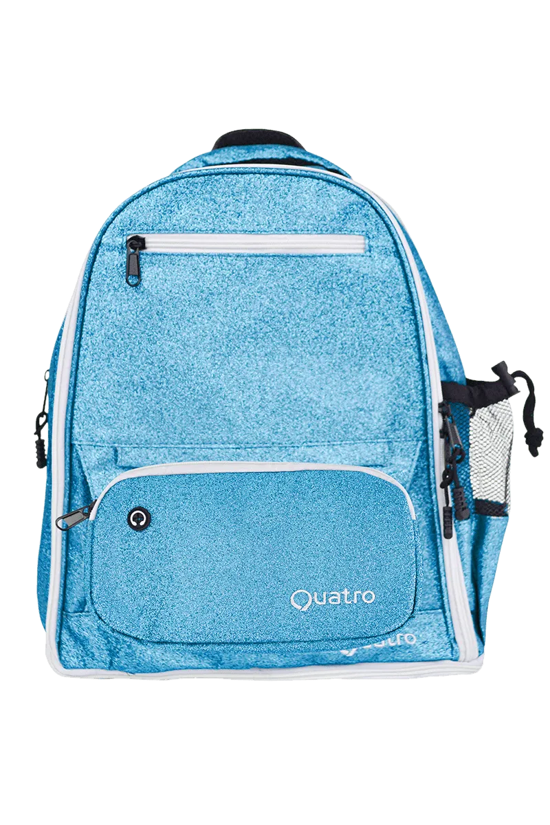 Blue Glitter Backpack