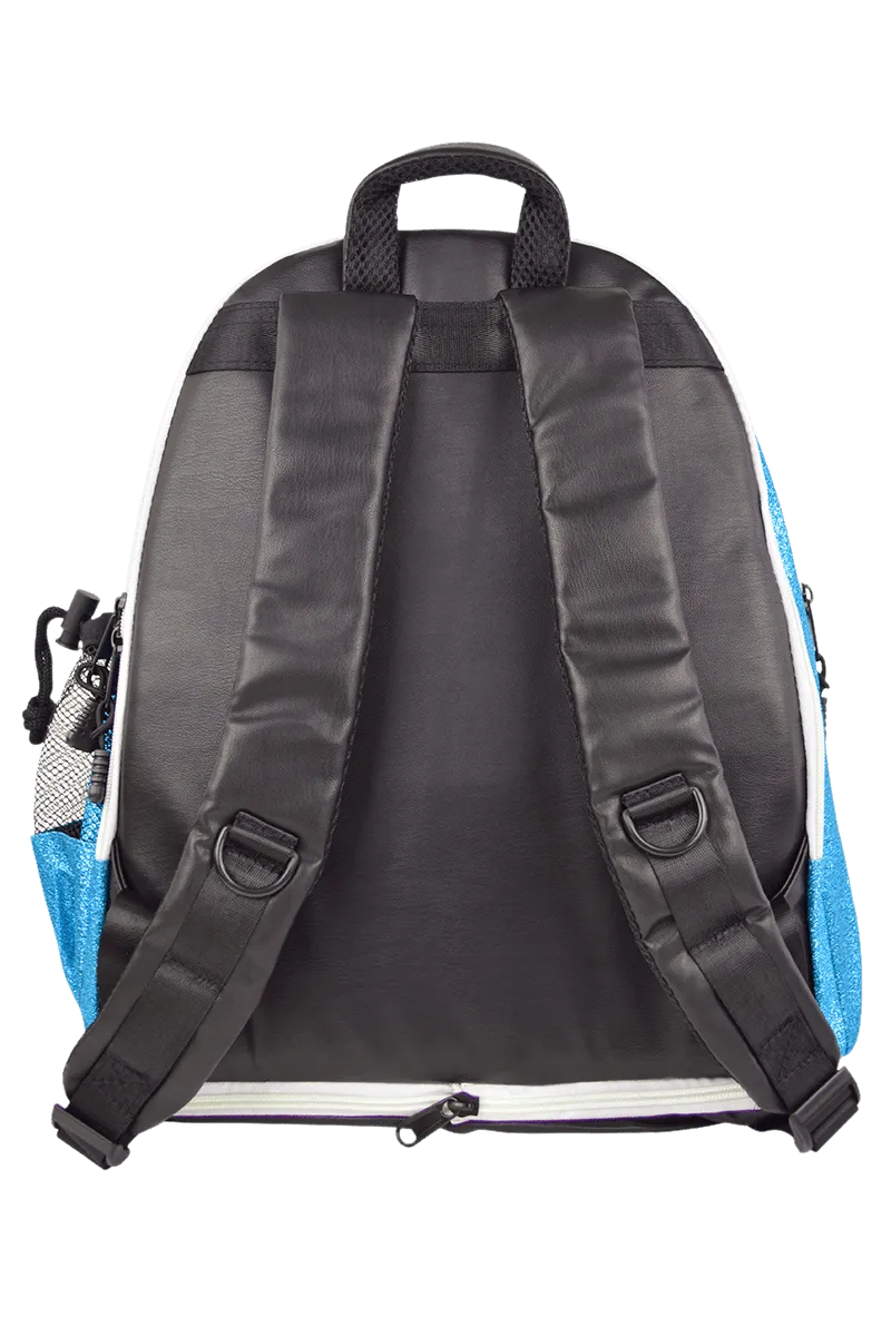 Blue Glitter Backpack