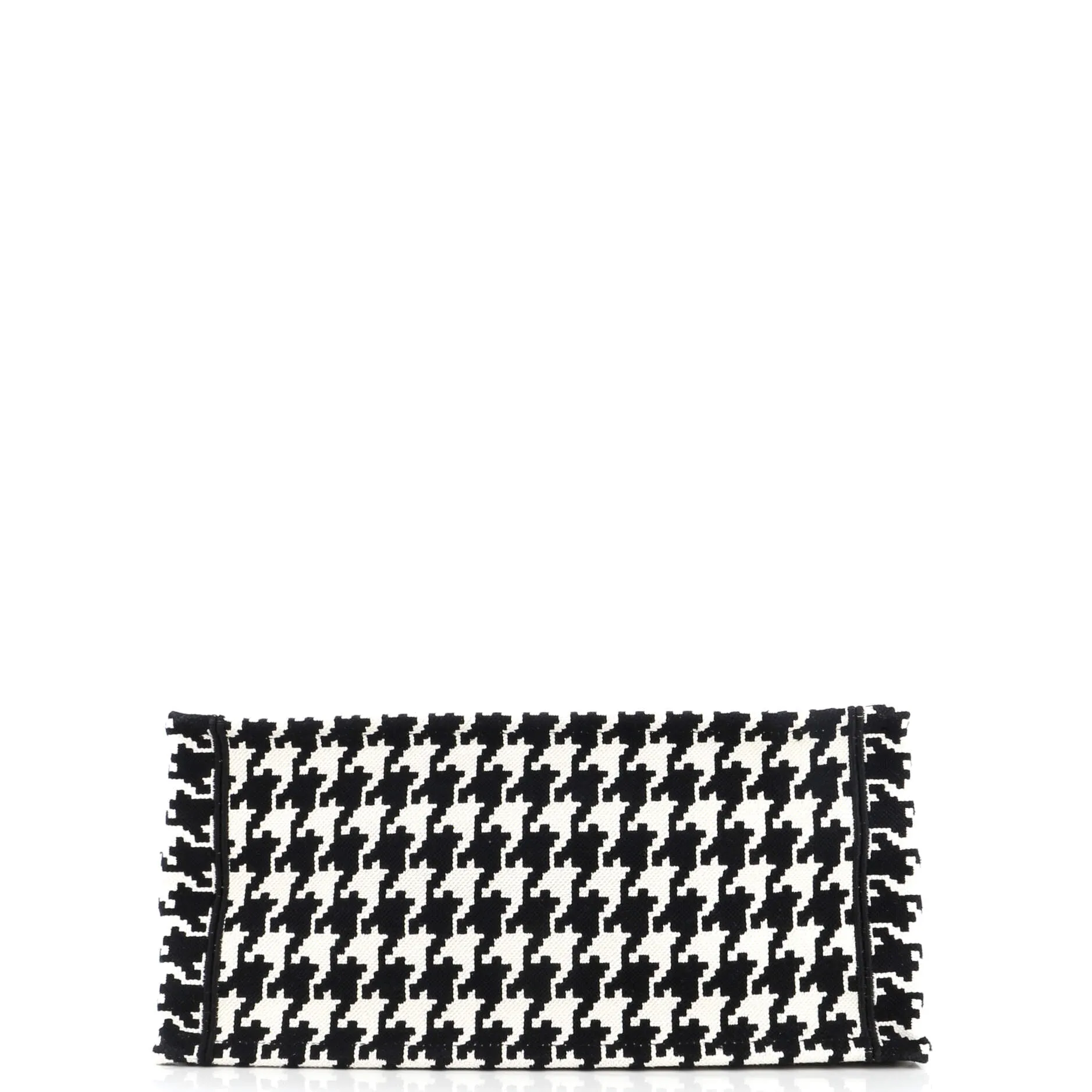 Book Tote Houndstooth Canvas Medium