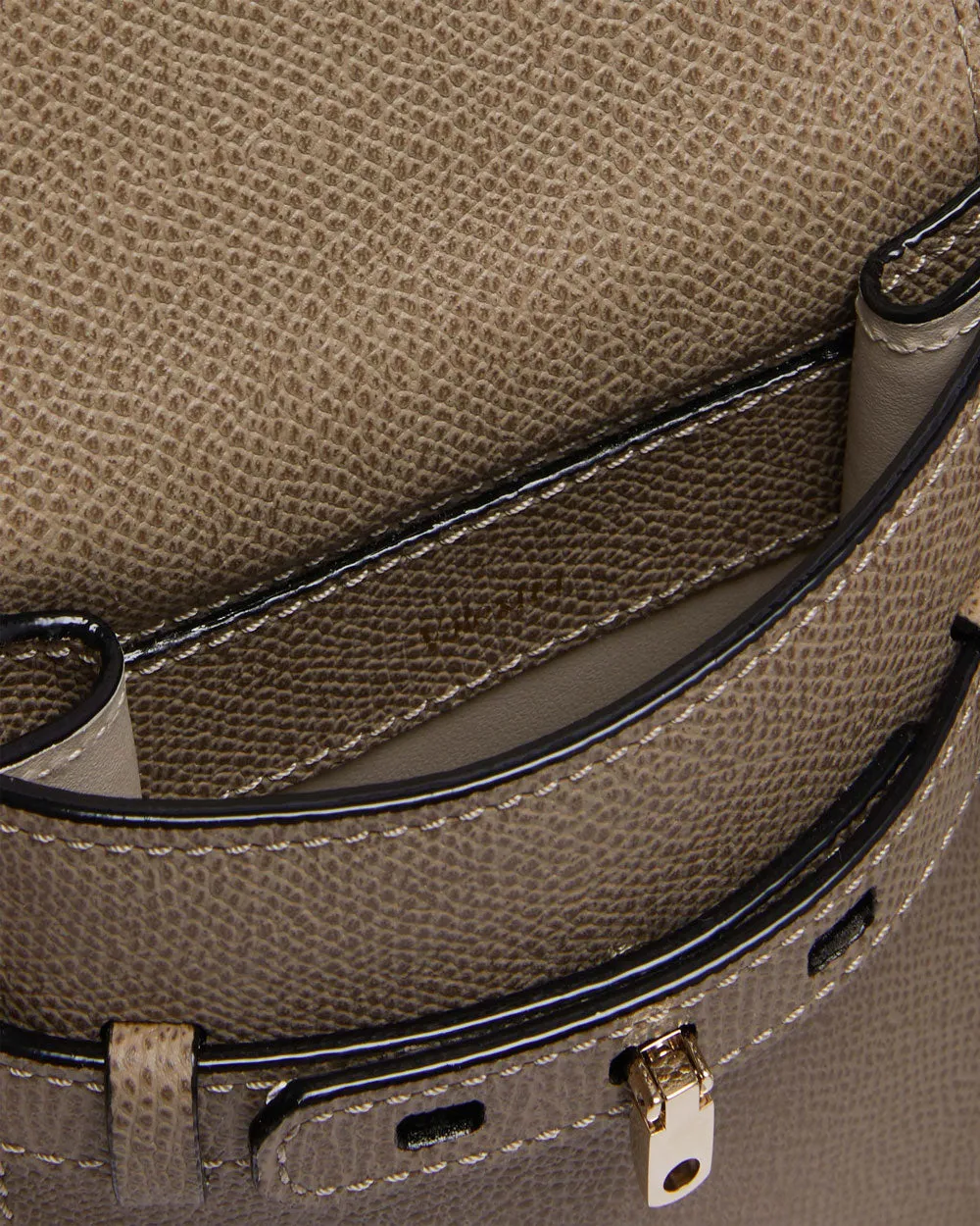 Brea B-Tracollina Slim Crossbody Bag in Beige Cashmere