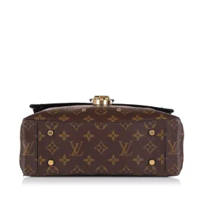 Brown Louis Vuitton Monogram One Handle Flap Satchel
