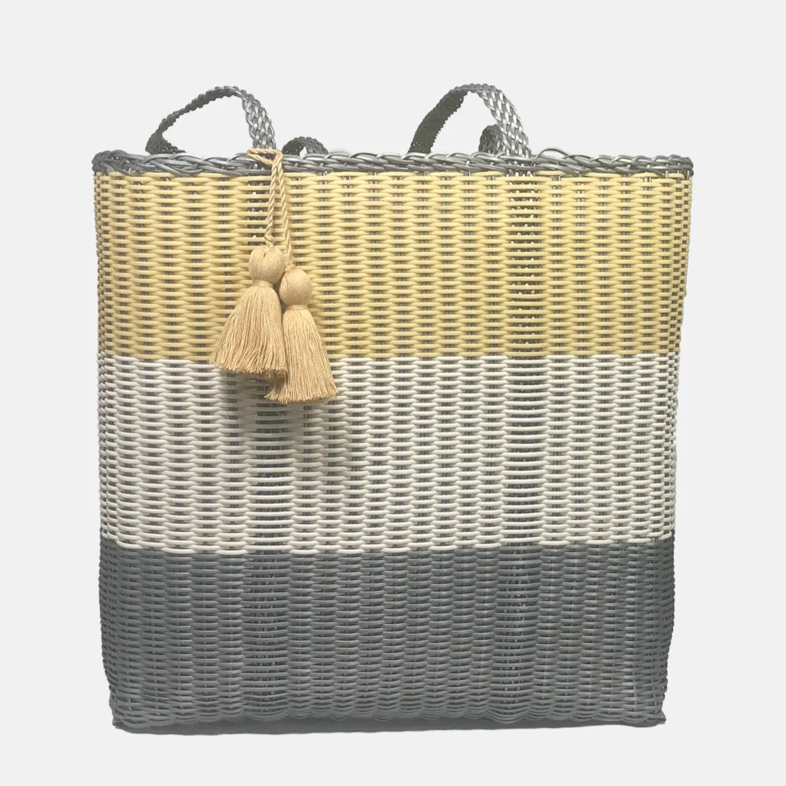 cesta tote ~ ex-large ~ 3 color block