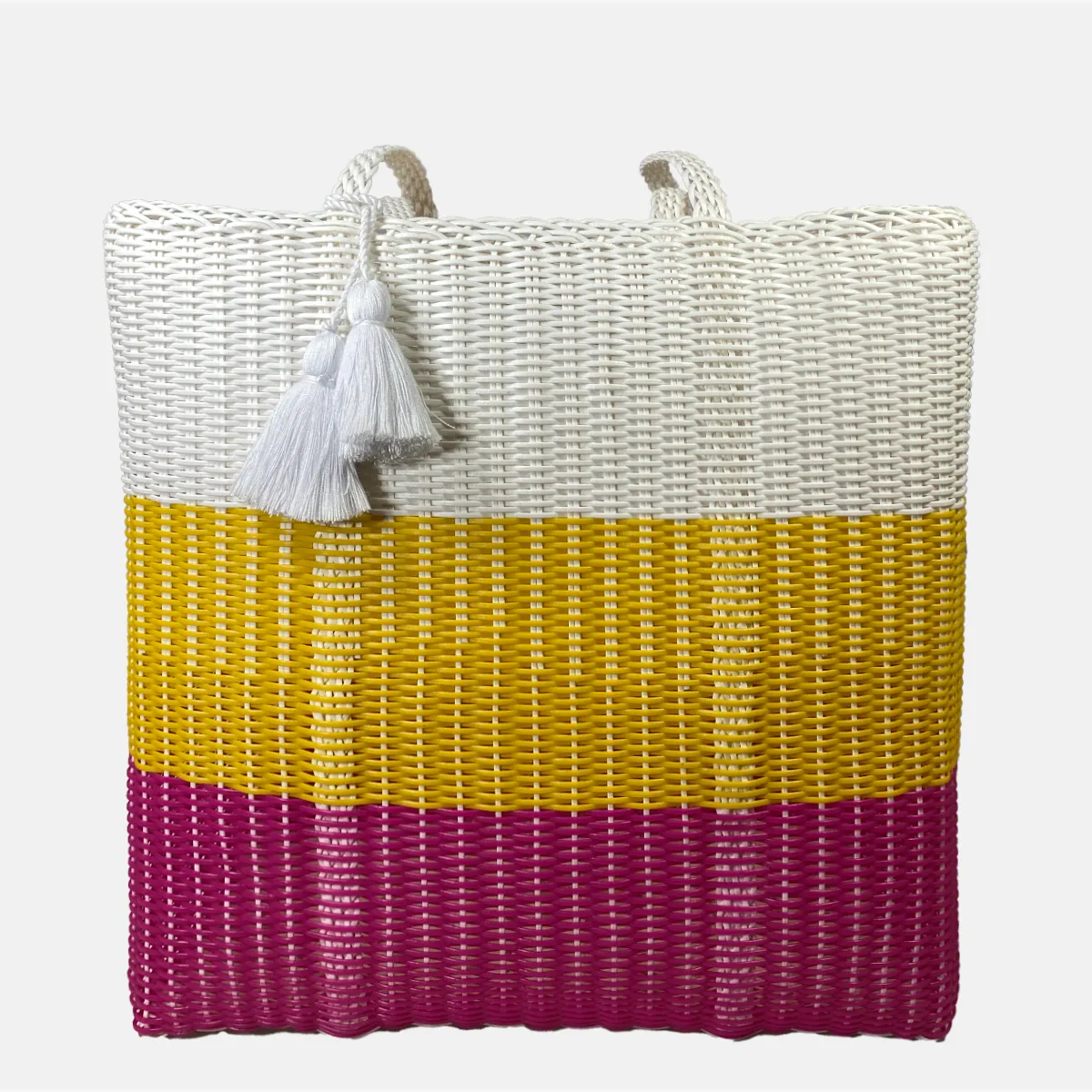 cesta tote ~ ex-large ~ 3 color block