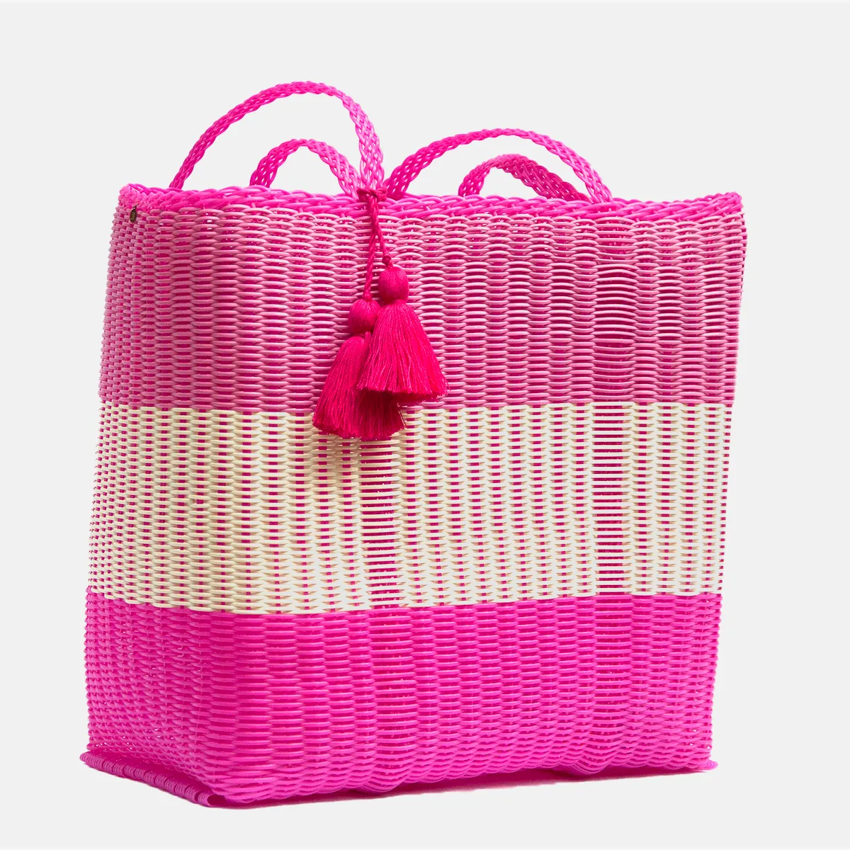 cesta tote ~ ex-large ~ 3 color block