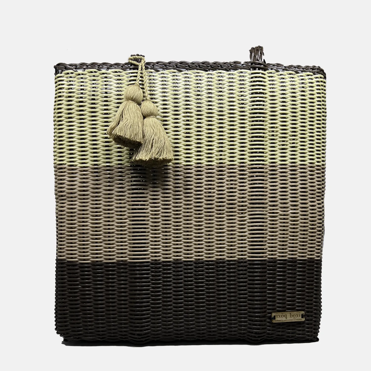 cesta tote ~ ex-large ~ 3 color block