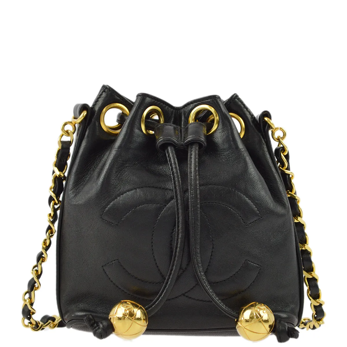 Chanel 1994-1996 Lambskin Bucket Bag