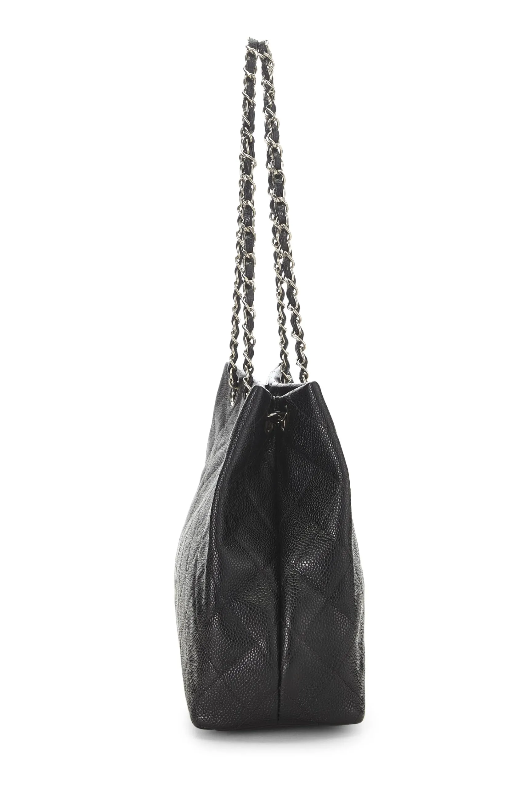 Chanel,  Black Caviar Tote Small, Black