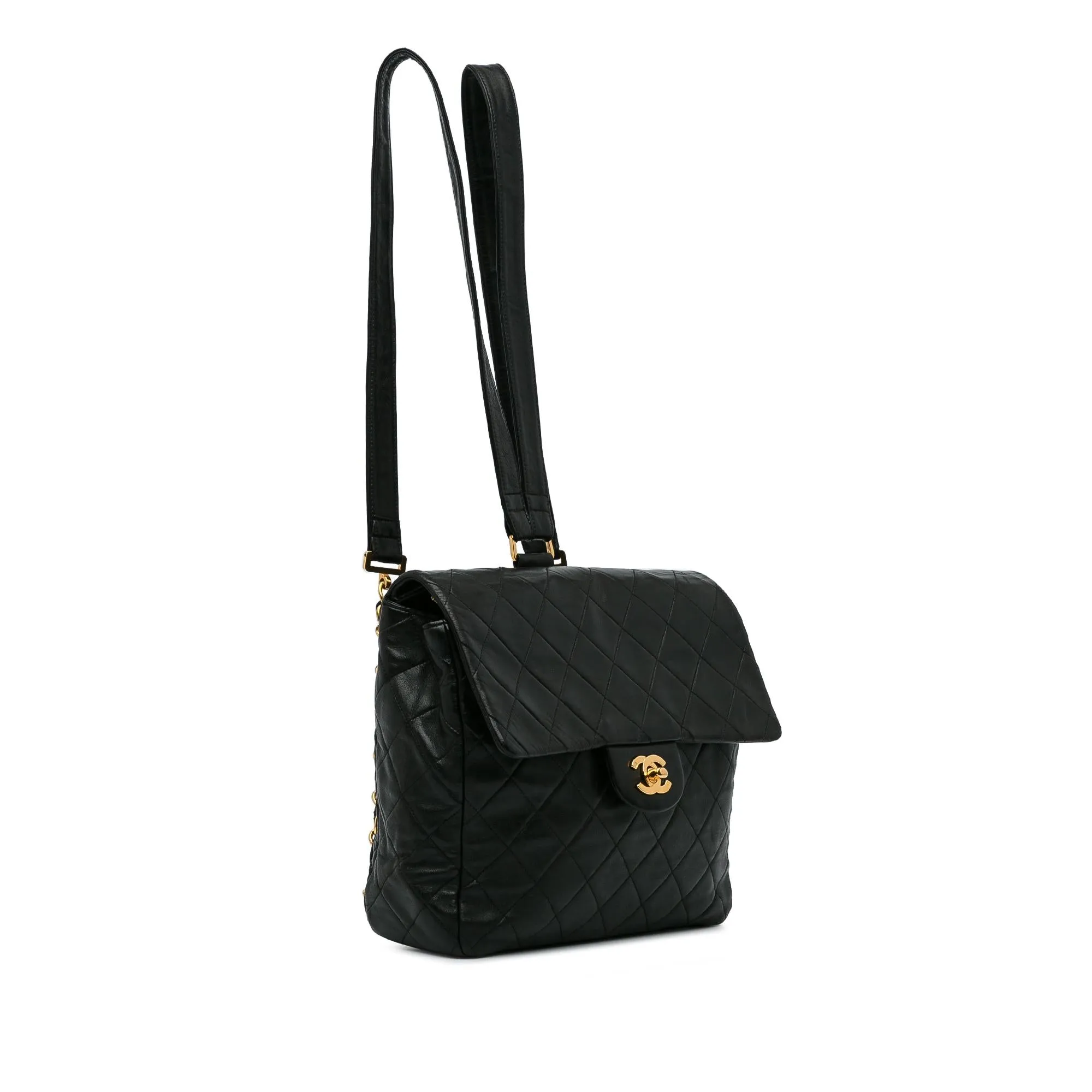 Chanel Quilted CC Flap Backpack (SHG-XI7DTD)