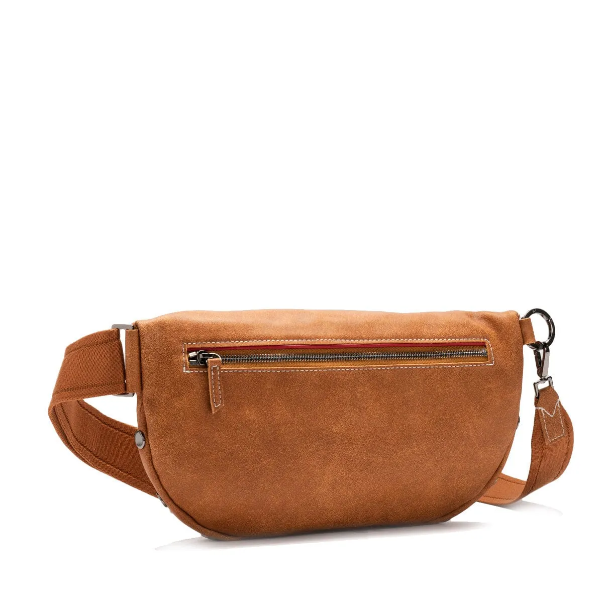 CHARLES CROSSBODY LRG - Hermosa Saddle/Gunmetal