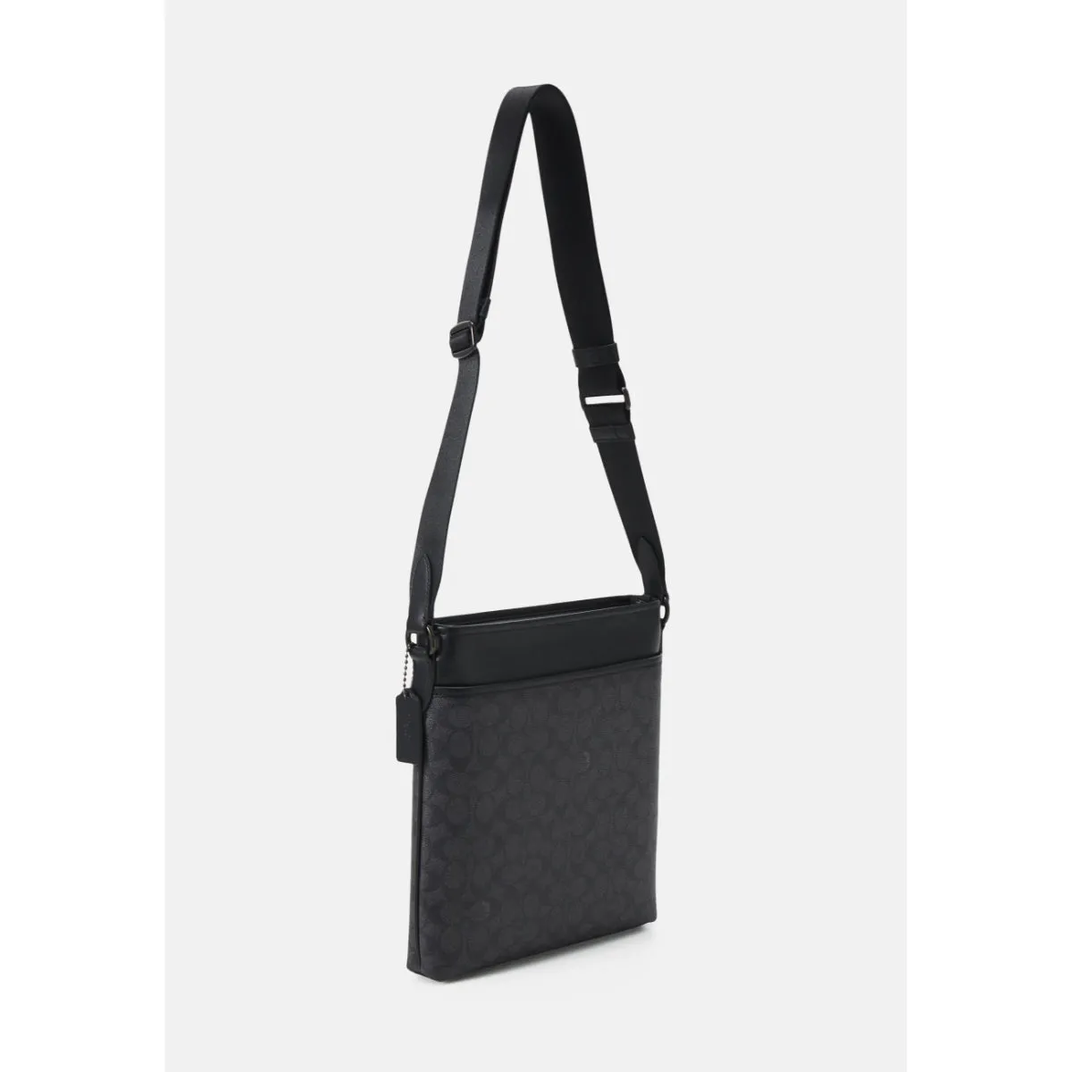Coach Gotham Slim Crossbody In Signature Canvas Black PrInt - CC111
