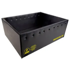 COLLAPSIBLE STORAGE CONTAINER, PLASTEK, 17 x 13 x 8-3/4-10PK