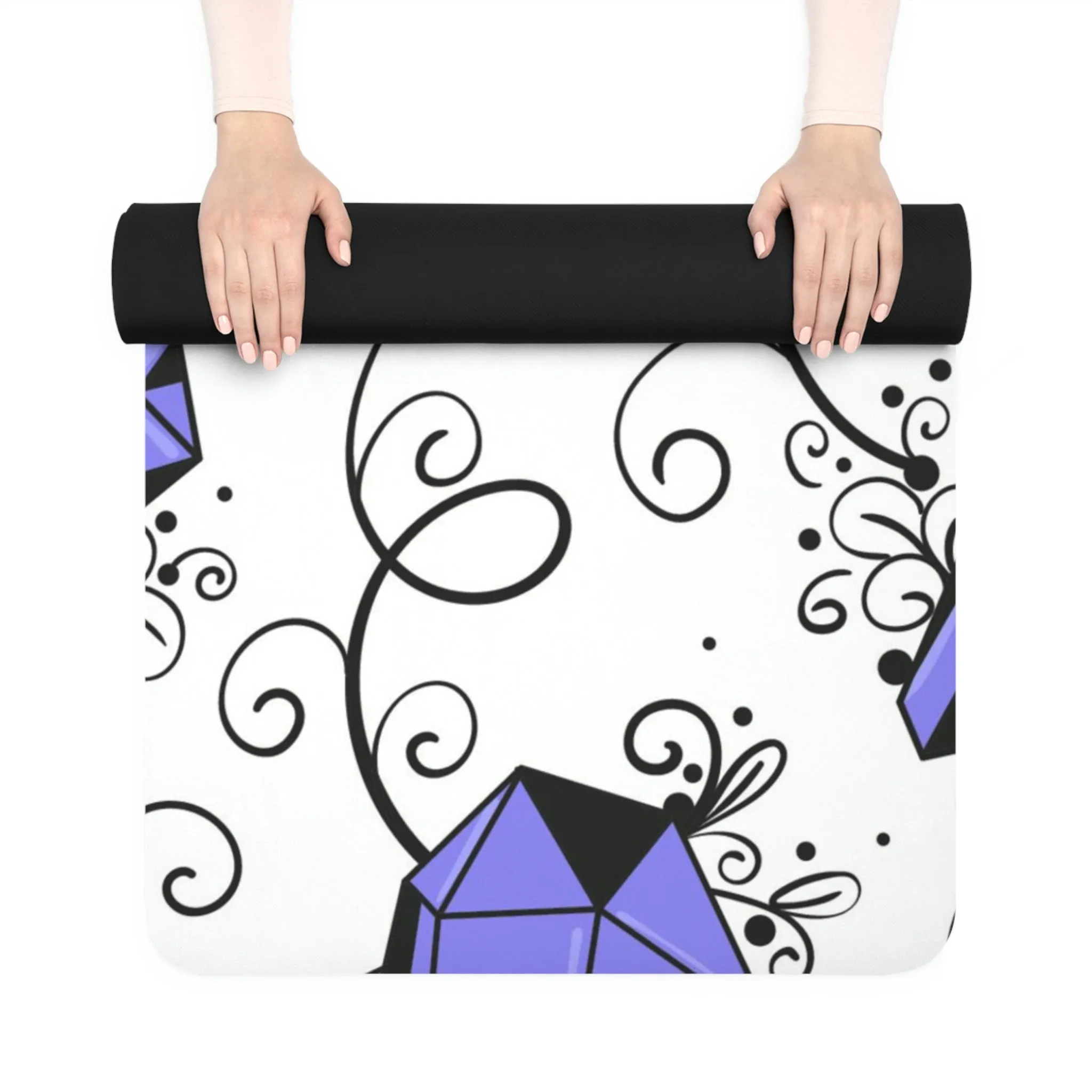 Crystal Rubber Yoga Mat