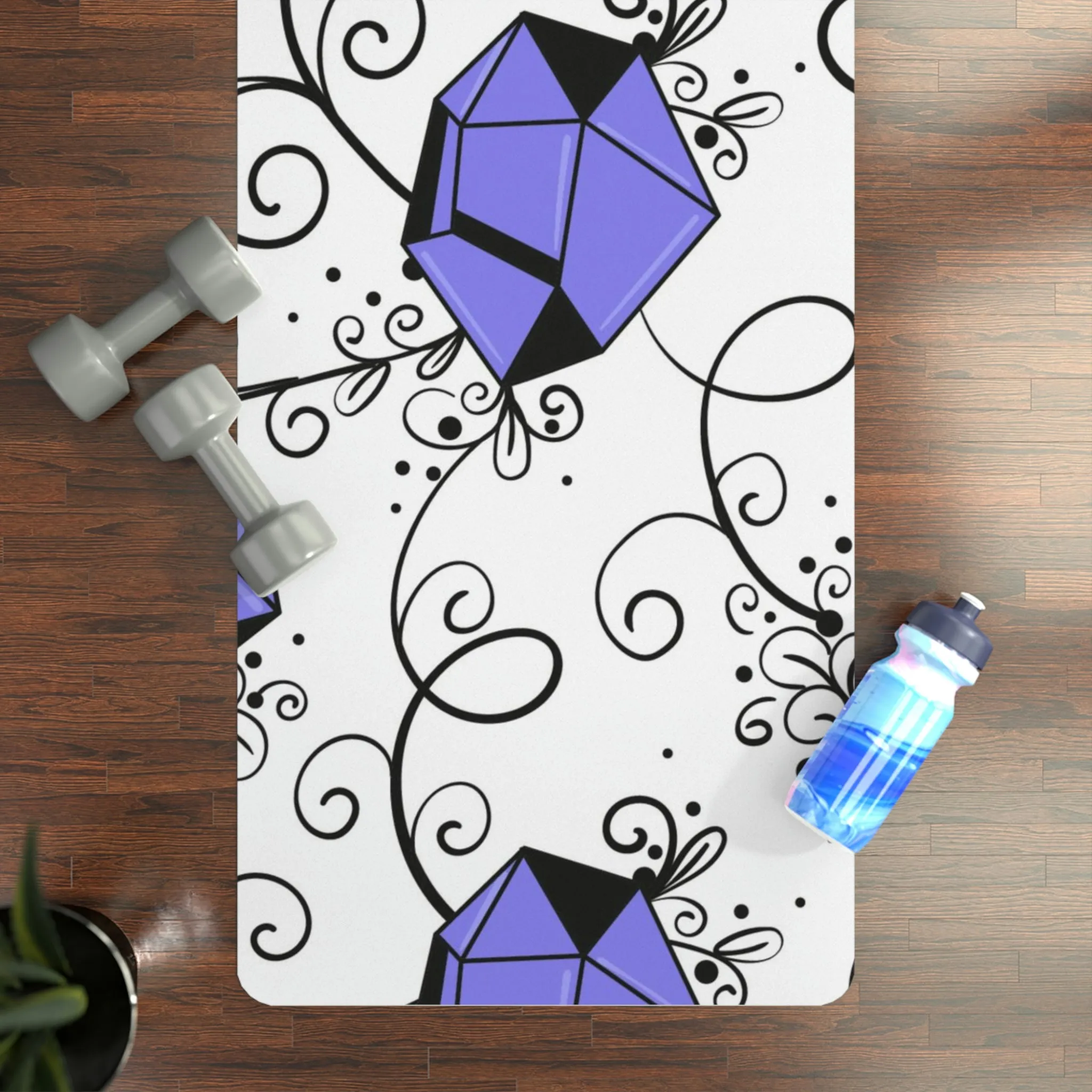 Crystal Rubber Yoga Mat