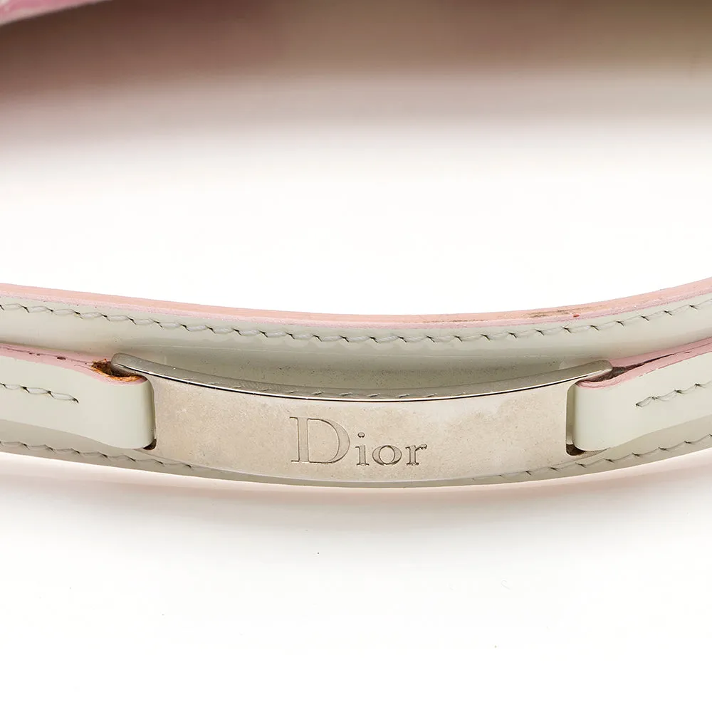 Dior Diorissimo Vintage Flowers Saddle Shoulder Bag (SHF-20424)