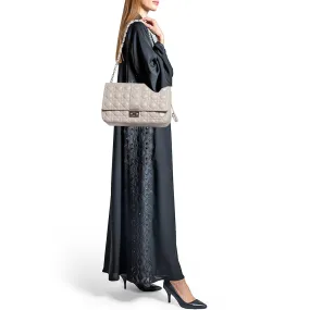 DIOR Grey Cannage Leather Large Miss  Shoulder Bag