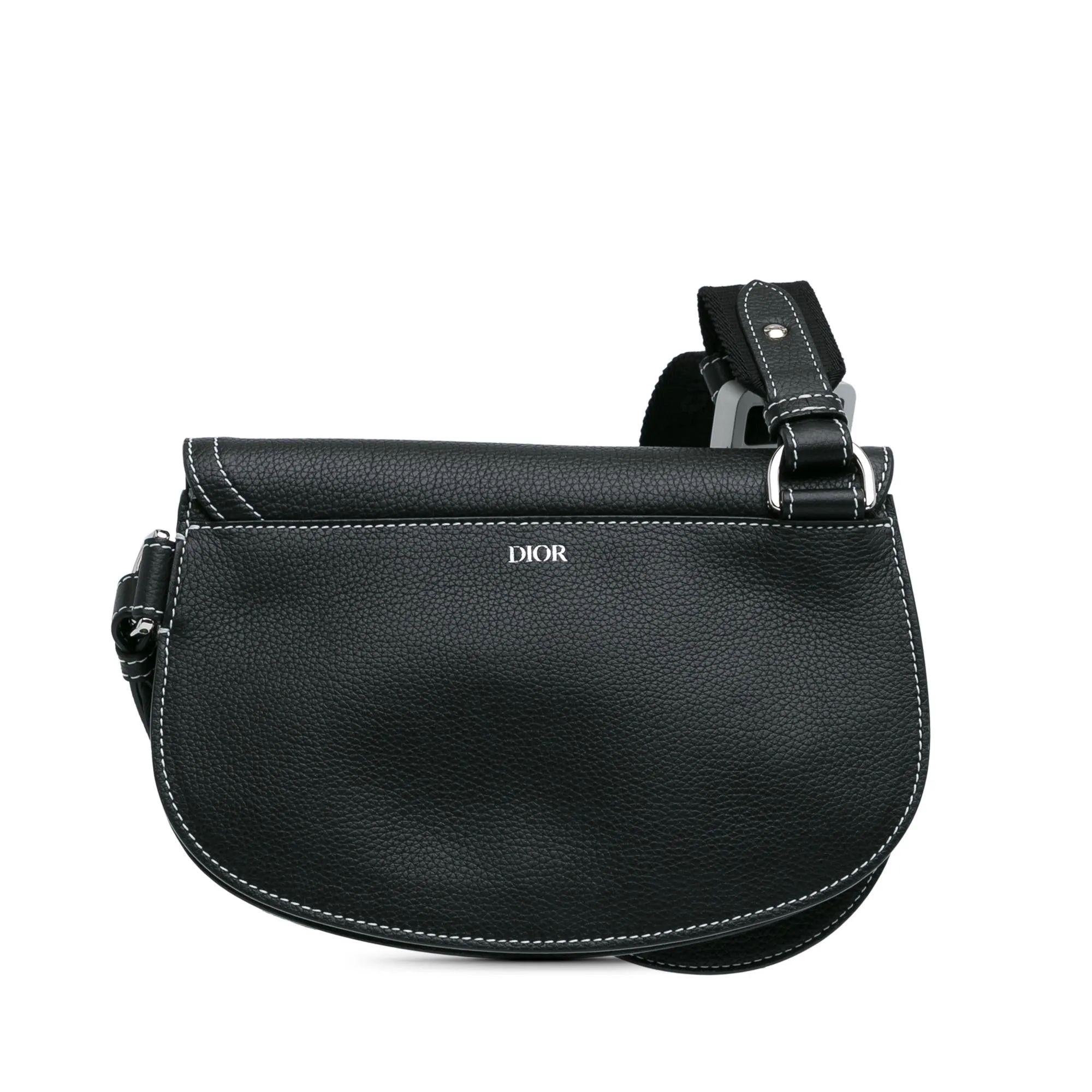 Dior Kaws Grained Calfskin Saddle Pouch (SHG-M72M8X)