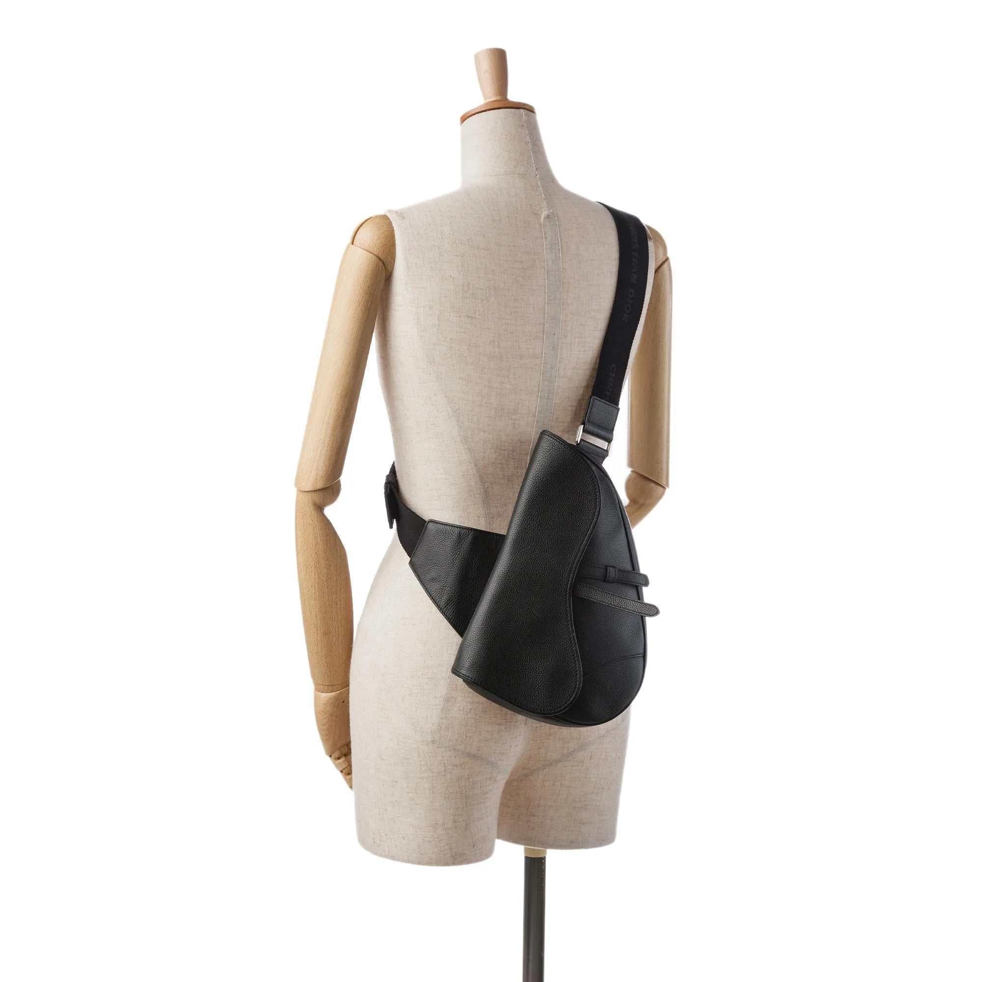Dior Leather Saddle Crossbody Bag (SHG-zXDkvz)