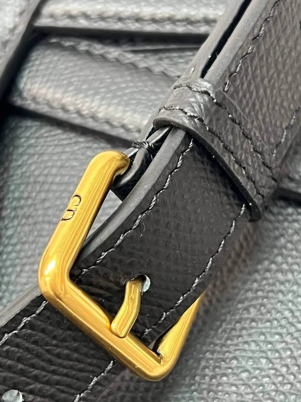 Dior SADDLE BAG black WITH STRAP