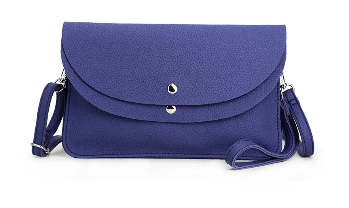 Double Flap-Over Style Handbag (6 Colours)