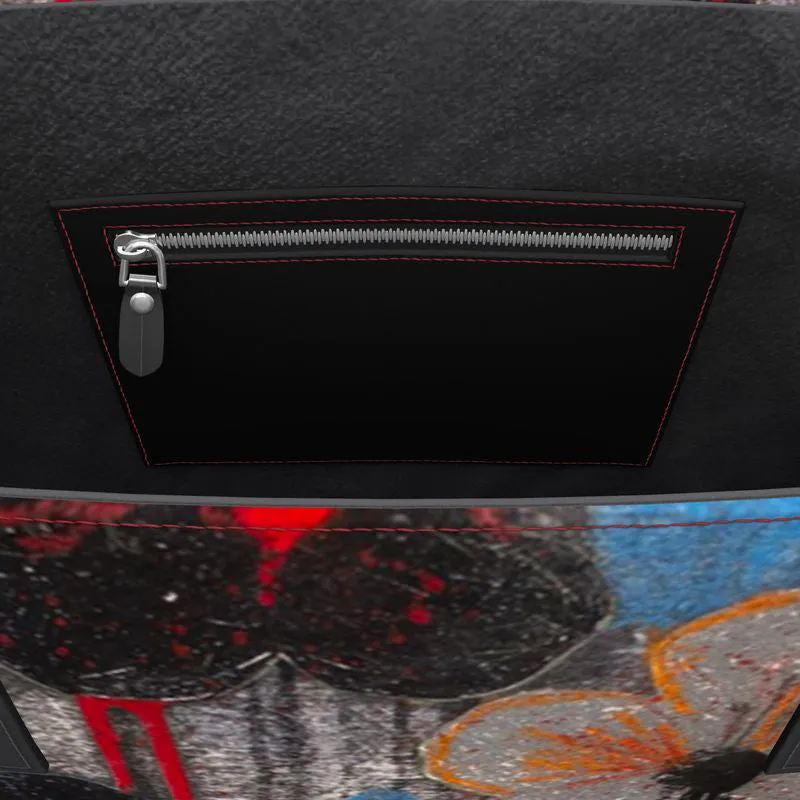 Electric Soul Leather Tote (Textured)