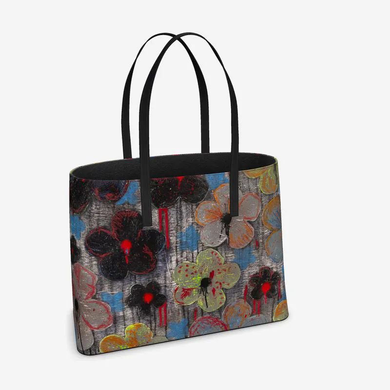 Electric Soul Leather Tote (Textured)
