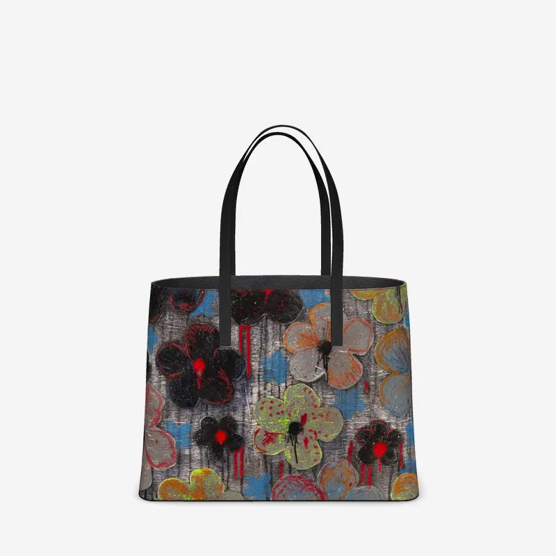 Electric Soul Leather Tote (Textured)