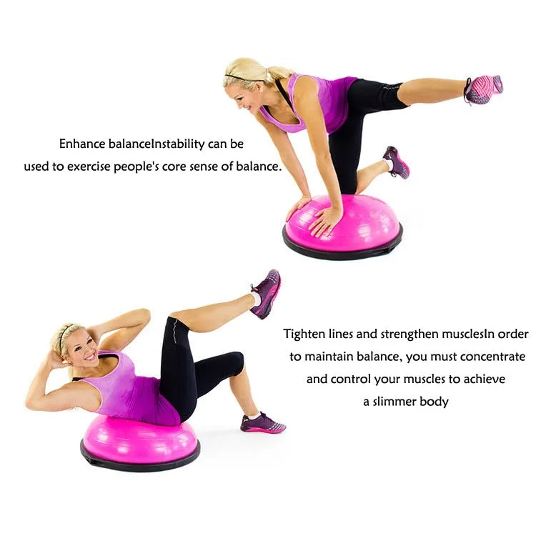 Explosion-proof Yoga Ball Sport Fitness Ball Balance Ball , Diameter: 60cm(Blue)