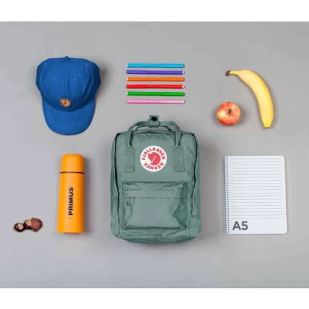 FjallRaven Kanken Mini Kids Backpack - Forest-Green