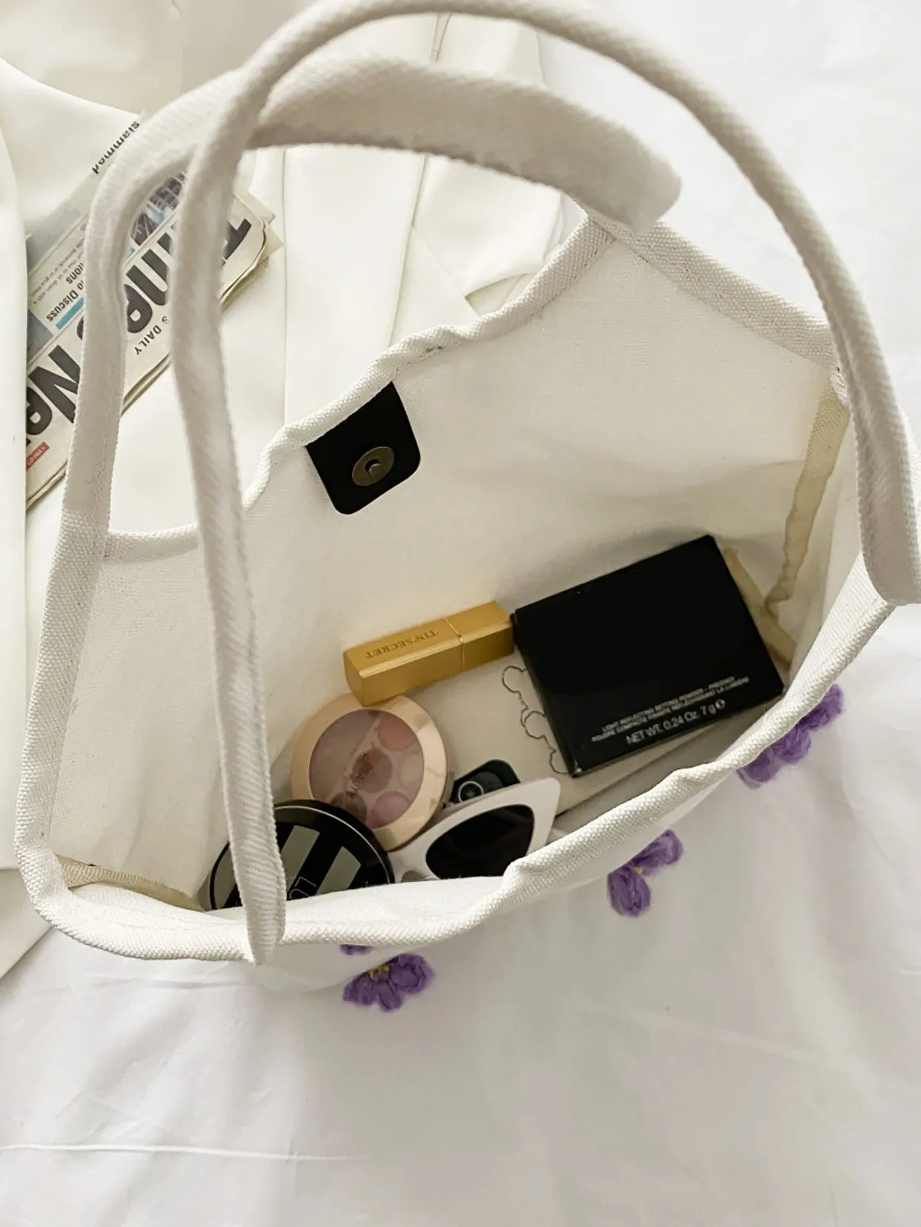 Floral Decor Tote Bag