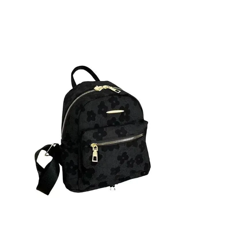 Flower Print Mini Backpack for Women