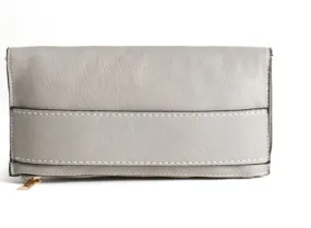 Grey Sophia Clutch
