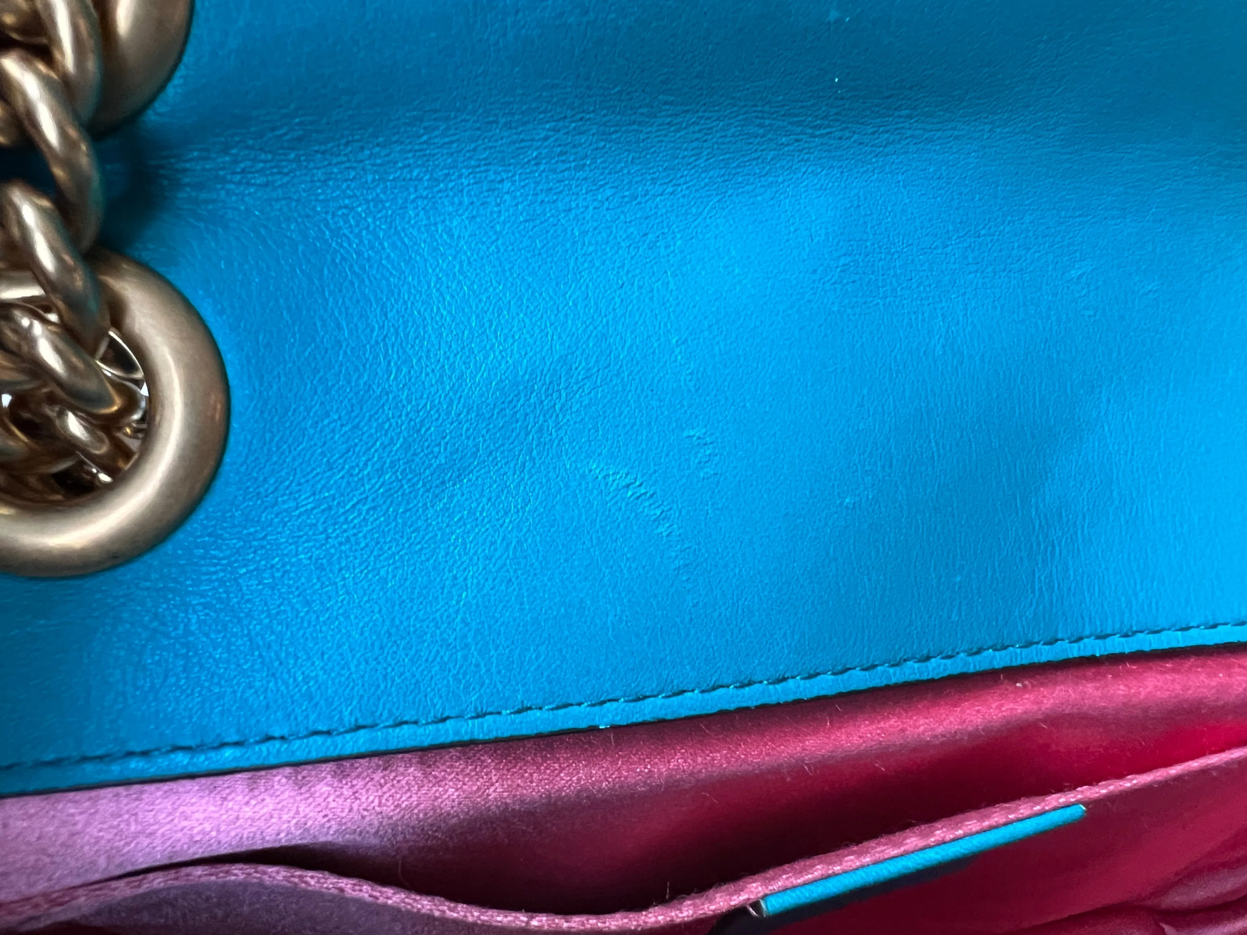 Gucci GG Mini Velvet Marmont Mini Shoulder Bag