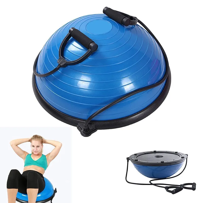 Half Fit Balance Fitness Trainer Stabilizer Ball
