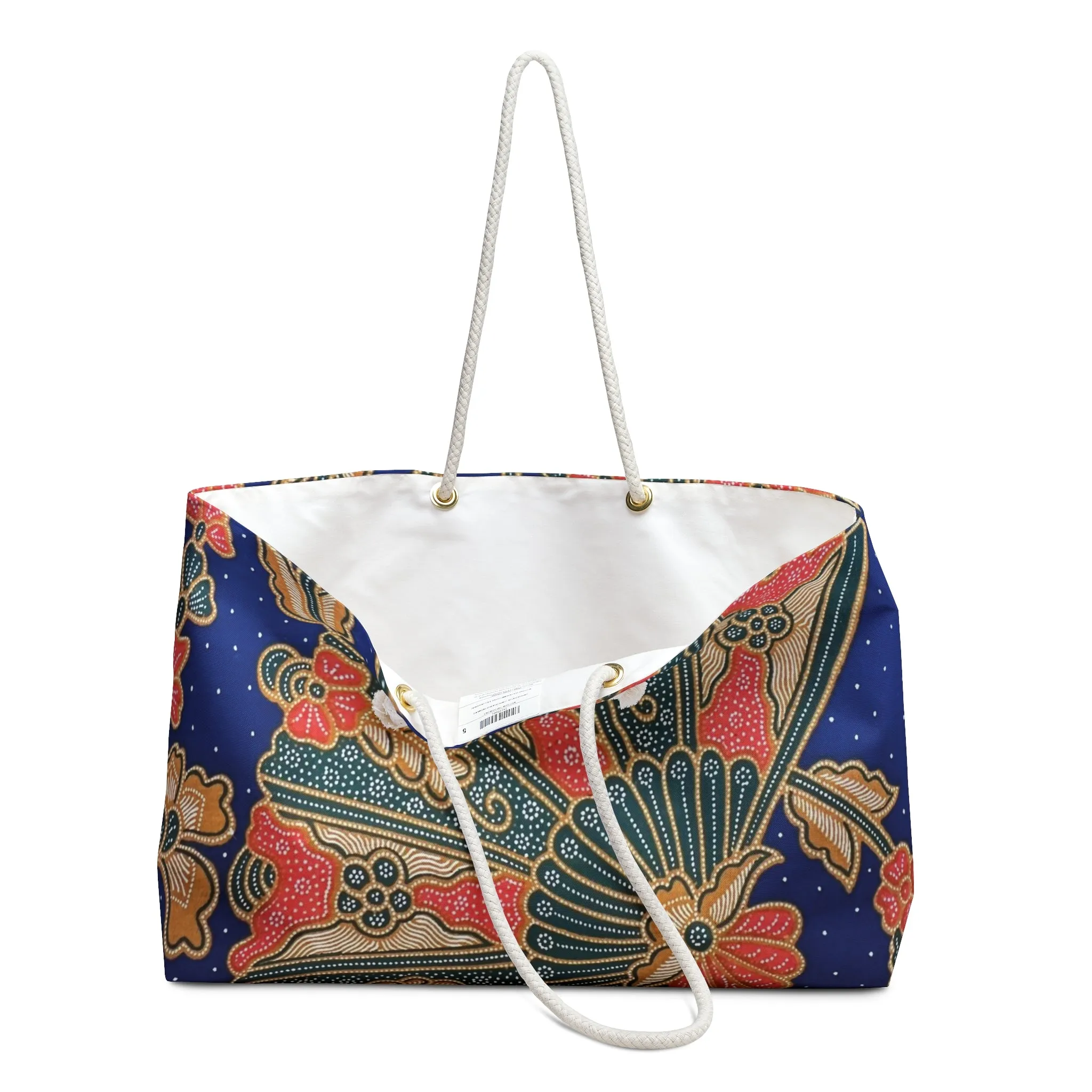 Kipas Batik Print Weekender Bag