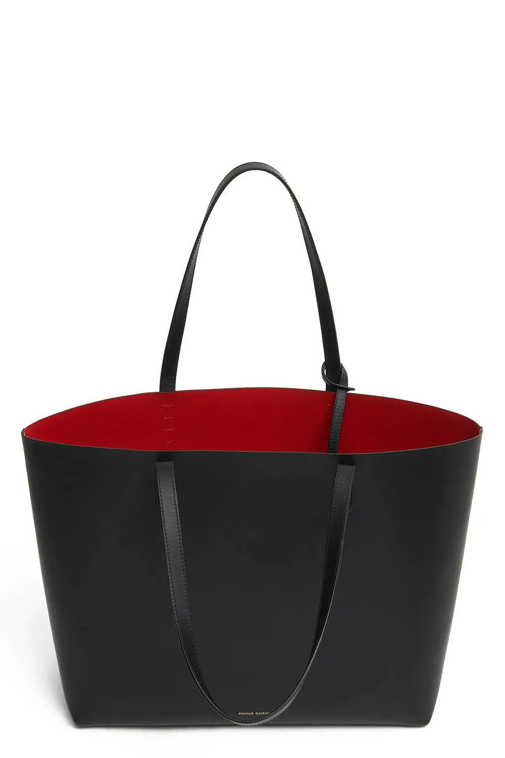 Large Tote - Black Flamingo