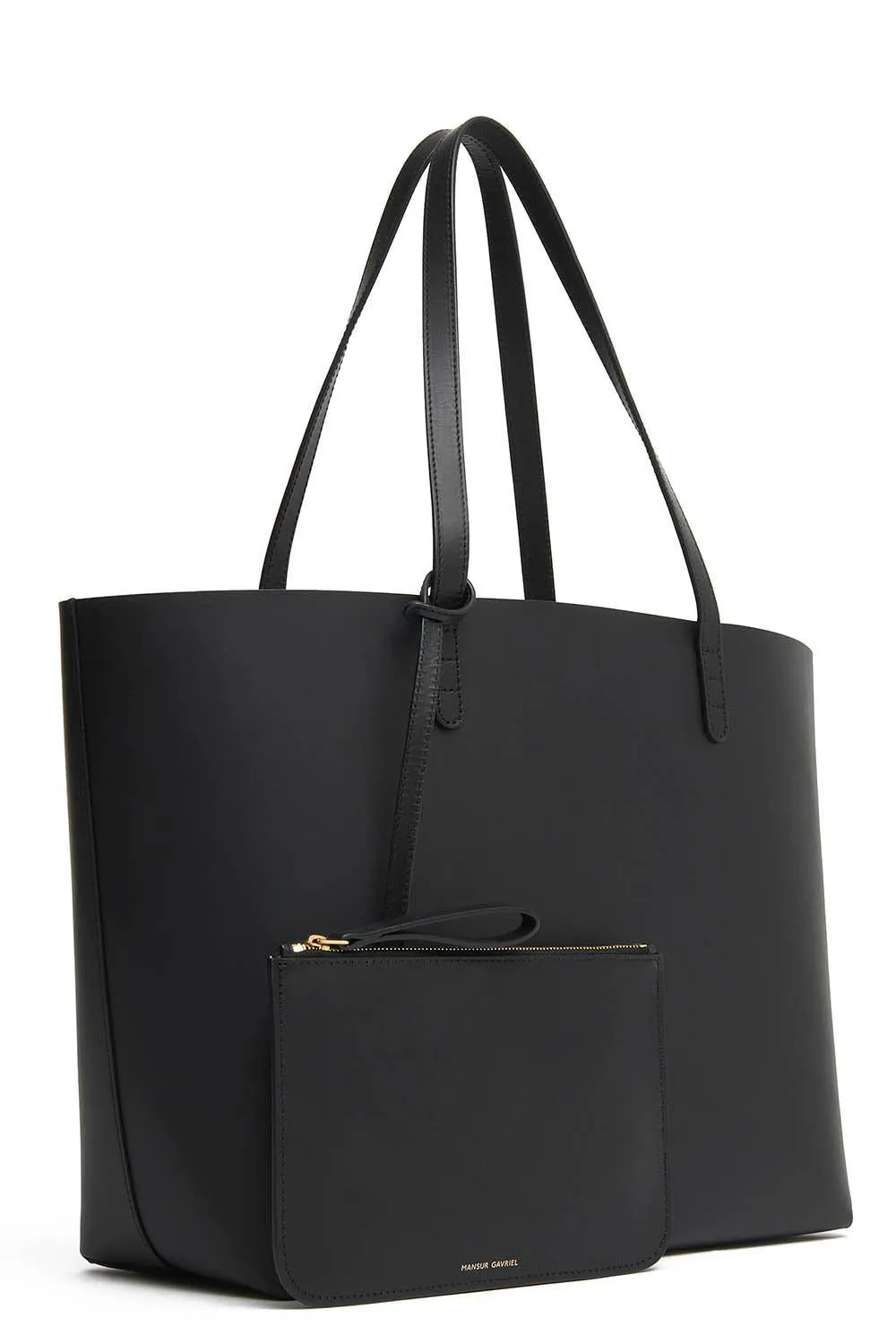Large Tote - Black Flamingo