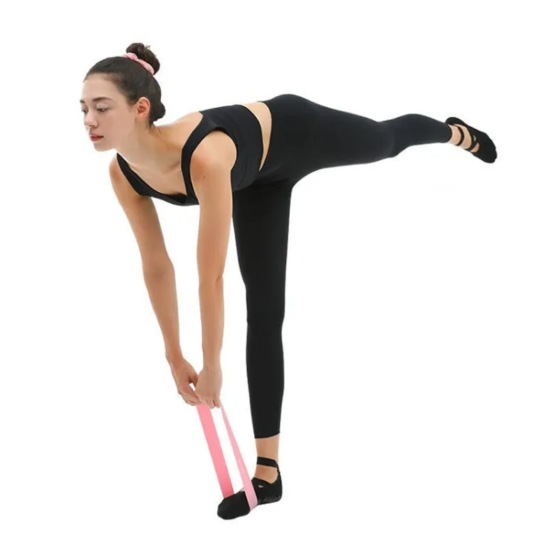 Latex Yoga Stretch Elastic Belt Hip Squat Resistance Band, Specification: 1500x150x0.35mm (Pure Blue)