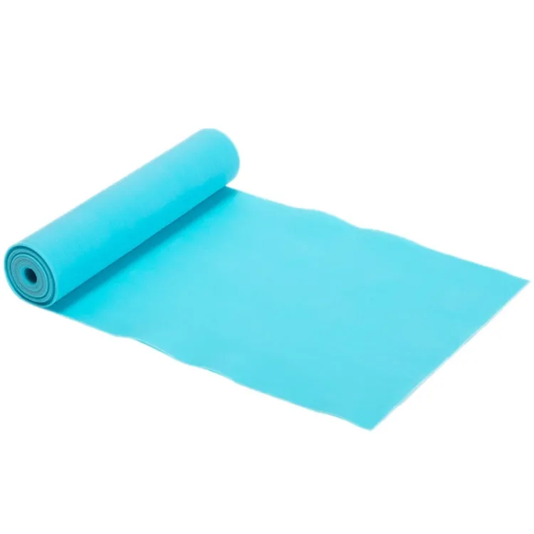 Latex Yoga Stretch Elastic Belt Hip Squat Resistance Band, Specification: 1500x150x0.35mm (Pure Blue)