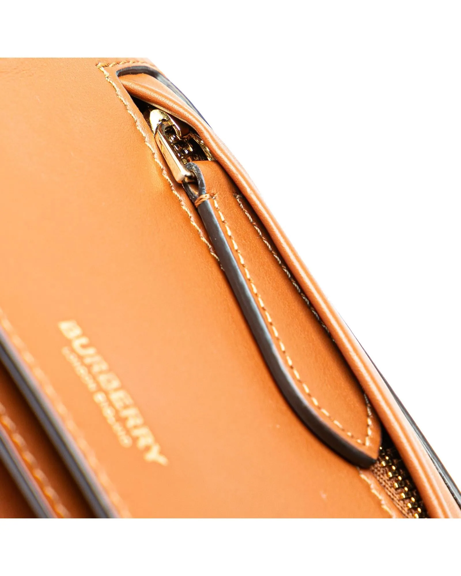 Leather Flap Crossbody Bag with Exterior Zip Pocket