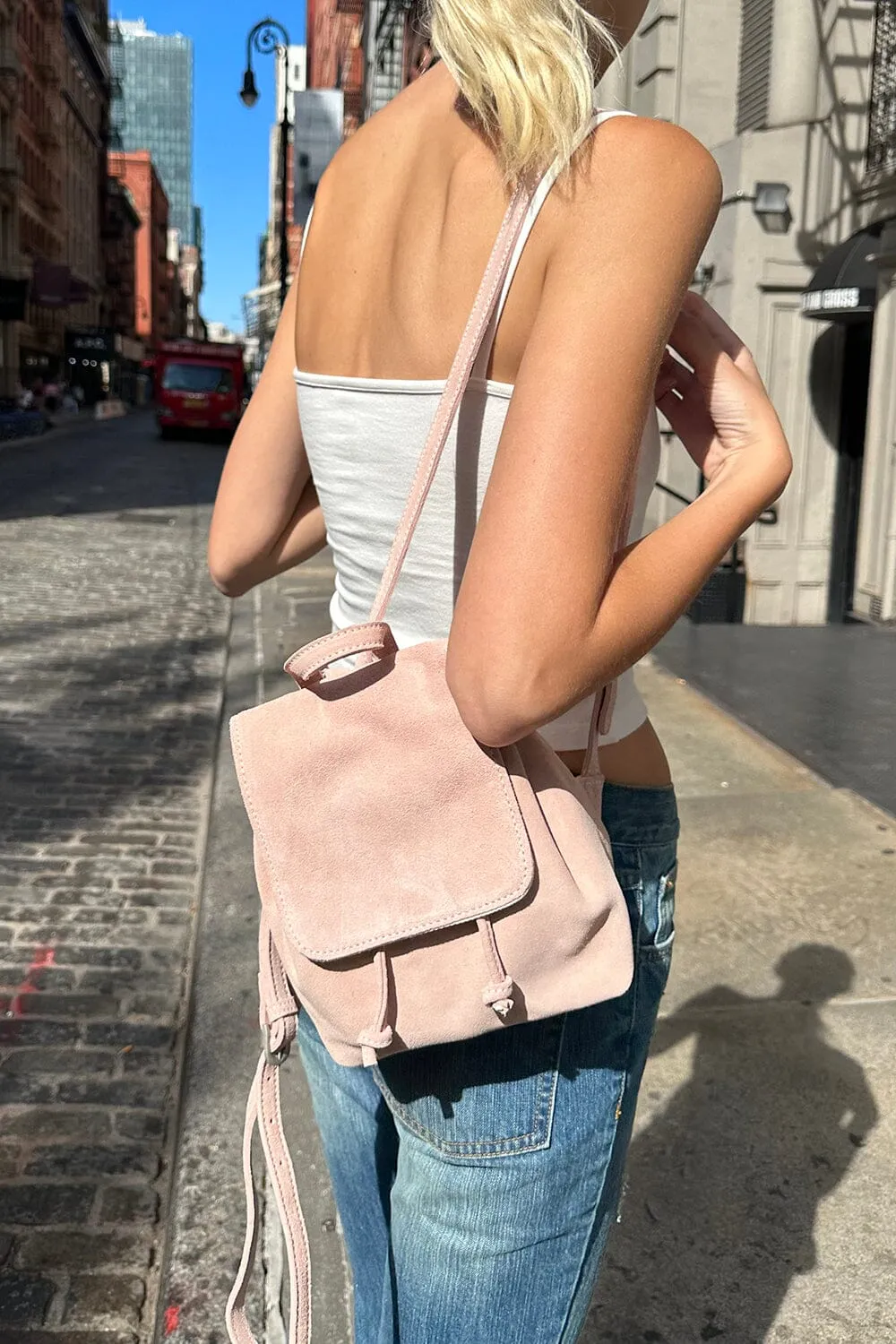 Leather Mini Backpack