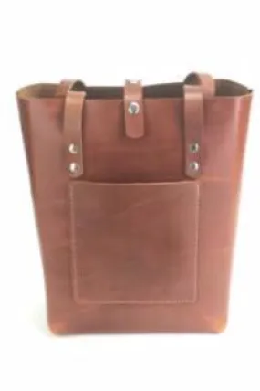 LEATHER TOTE BAG | H B EVERYDAY ESPRESSO BROWN TOTE BAG