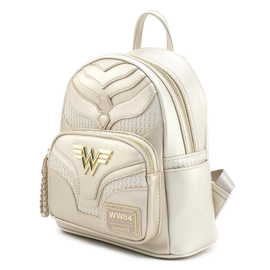 Loungefly X DC Comics Wonder Woman Metallic Cosplay Mini Backpack
