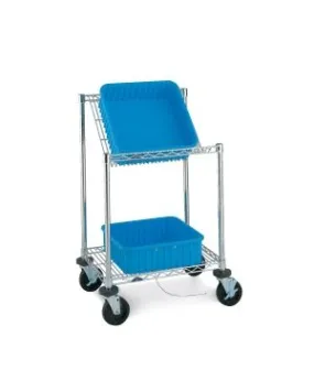 Metro EBC313BBR Benchside Tote Cart, 18" x 24" x 39"