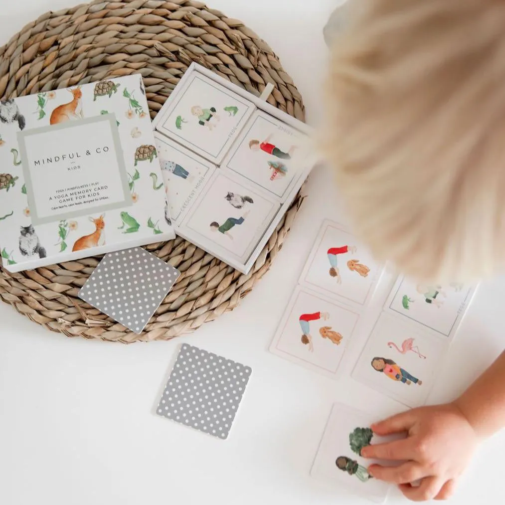 Mindful & Co Kids Yoga Memory Card Game