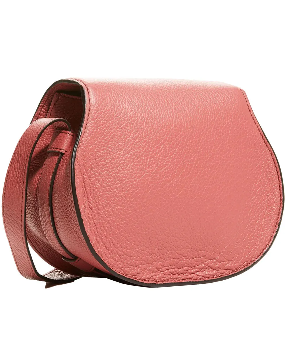 Mini Marcie Saddle Bag in Rose
