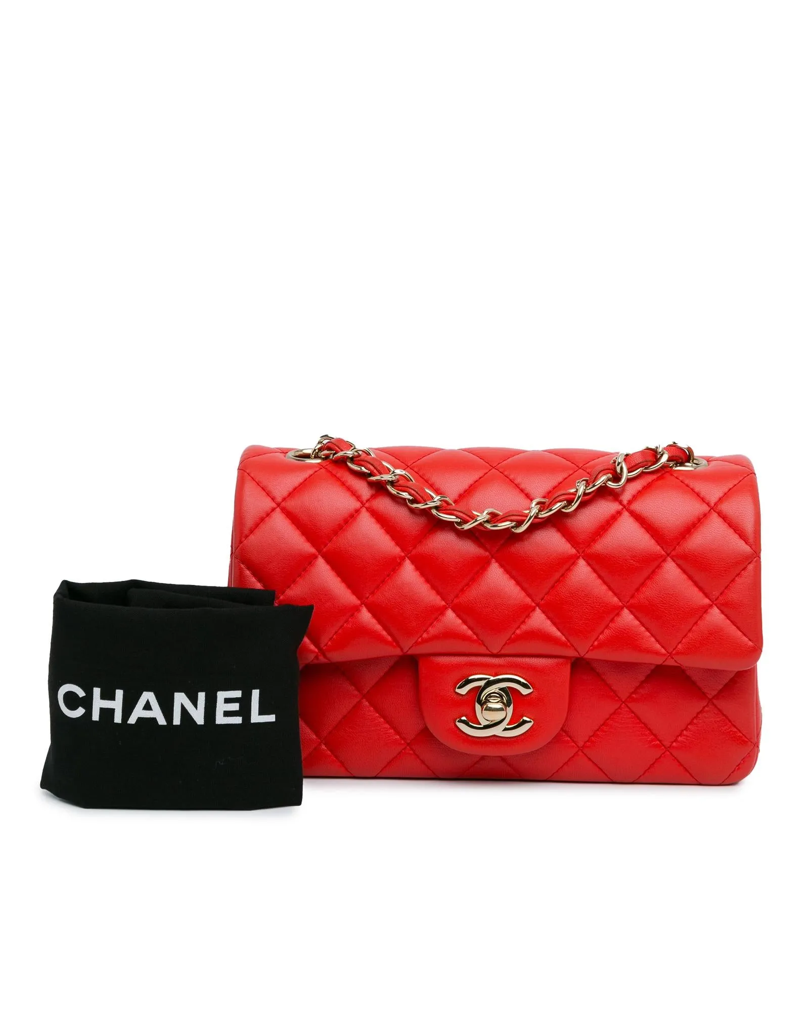 Mini Rectangular Classic Lambskin Single Flap Bag