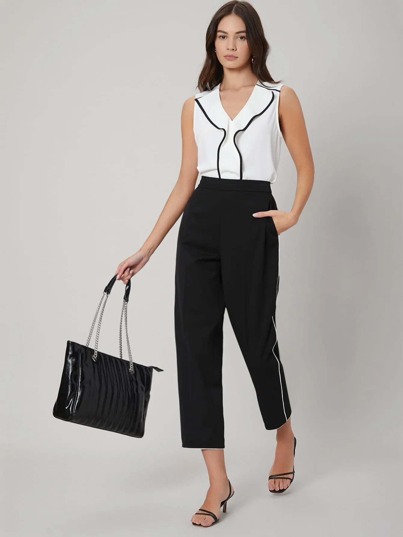 MOTF PREMIUM QUILTED CHAIN TOTE BAG