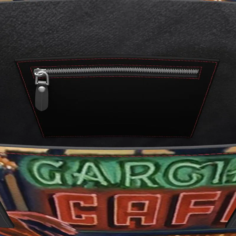 New Mexico Lights Leather Tote (Textured)